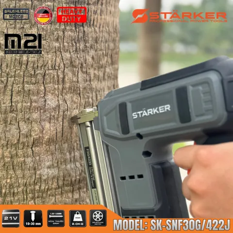 Máy Bắn Đinh Pin 21V Brushless, Chân M21 - ảnh 5