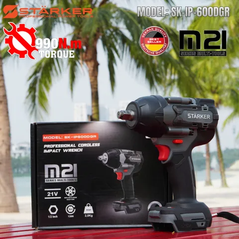 Máy Siết Bulong Pin 20V Brushless, Lực Siết 700N·m, Auto-Stop, Chân Pin M21 - ảnh 6