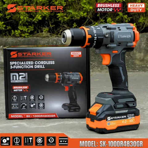 Máy Khoan Pin 21V Brushless, Mũi 13mm, Lực Siết 100N·m - ảnh 6