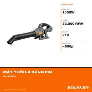 Máy Thổi Lá Dùng Pin - ảnh 2