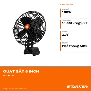 Quạt Sắt 8 Inch, 2 Tốc Độ - ảnh 2