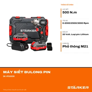 Máy Siết Bulong Pin, Model SK-IP500GR - ảnh 2
