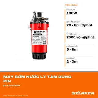 Máy Bơm Nước Ly Tâm Dùng Pin - ảnh 2