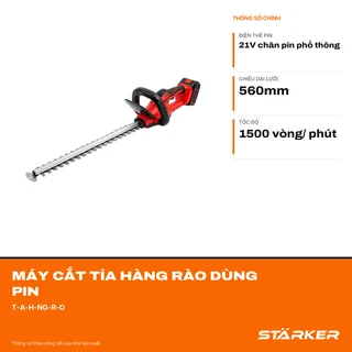 Máy Cắt Tỉa Hàng Rào Dùng Pin - ảnh 2