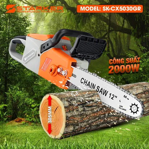 Máy Cưa Xích Pin 12 Inch Brushless 1000W, Tốc Độ 6500rpm, Cắt 30cm - ảnh 8