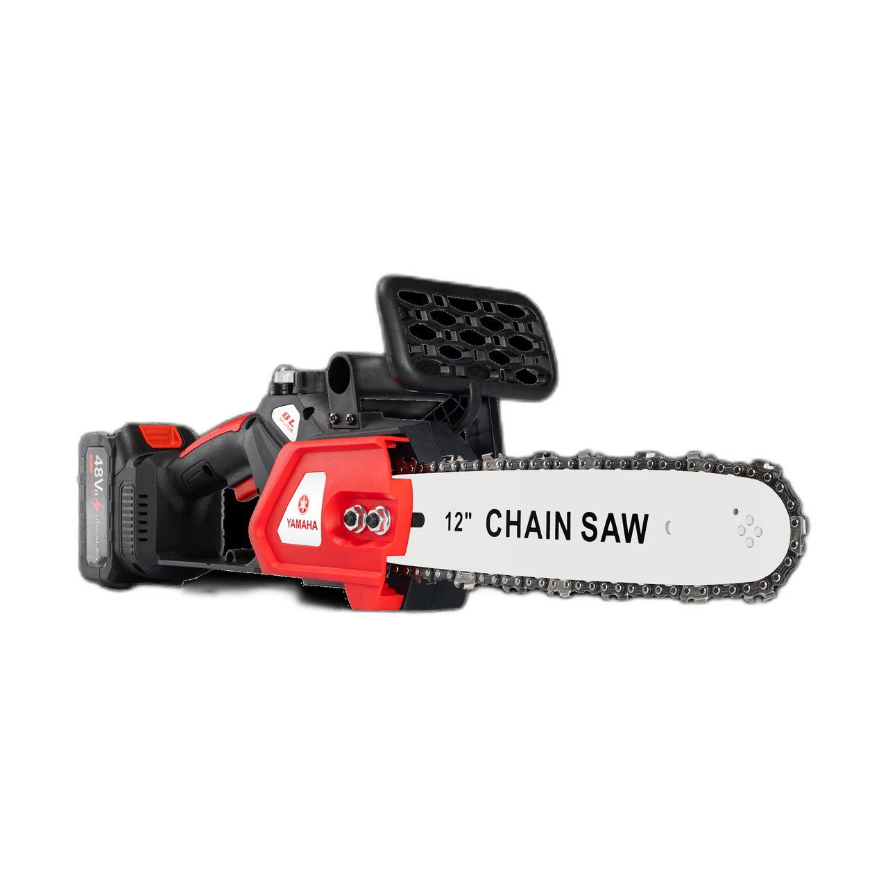 Máy Cưa Xích Pin 12 Inch, Màu Đỏ