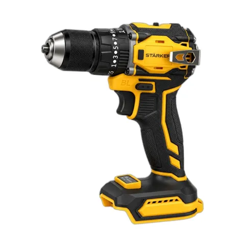 Máy Khoan Pin 21V Brushless, Mũi 13mm, Có Búa, Màu Vàng