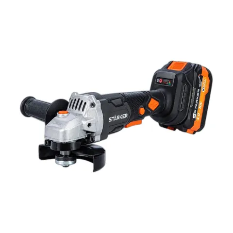 Máy Mài Pin 21V Brushless, Lưỡi 100mm, 3 Tốc Độ, Màu Xám Cam