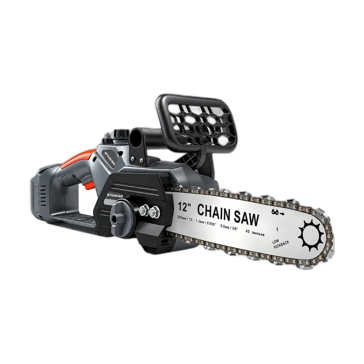 Máy Cưa Xích Pin 12 Inch Brushless 800W, Lam 30cm, Chân Pin Phổ Thông