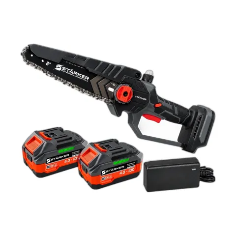 Máy Cưa Xích Pin 21V, 8 Inch Brushless, Cắt 205mm, Kèm 2 Pin + Sạc