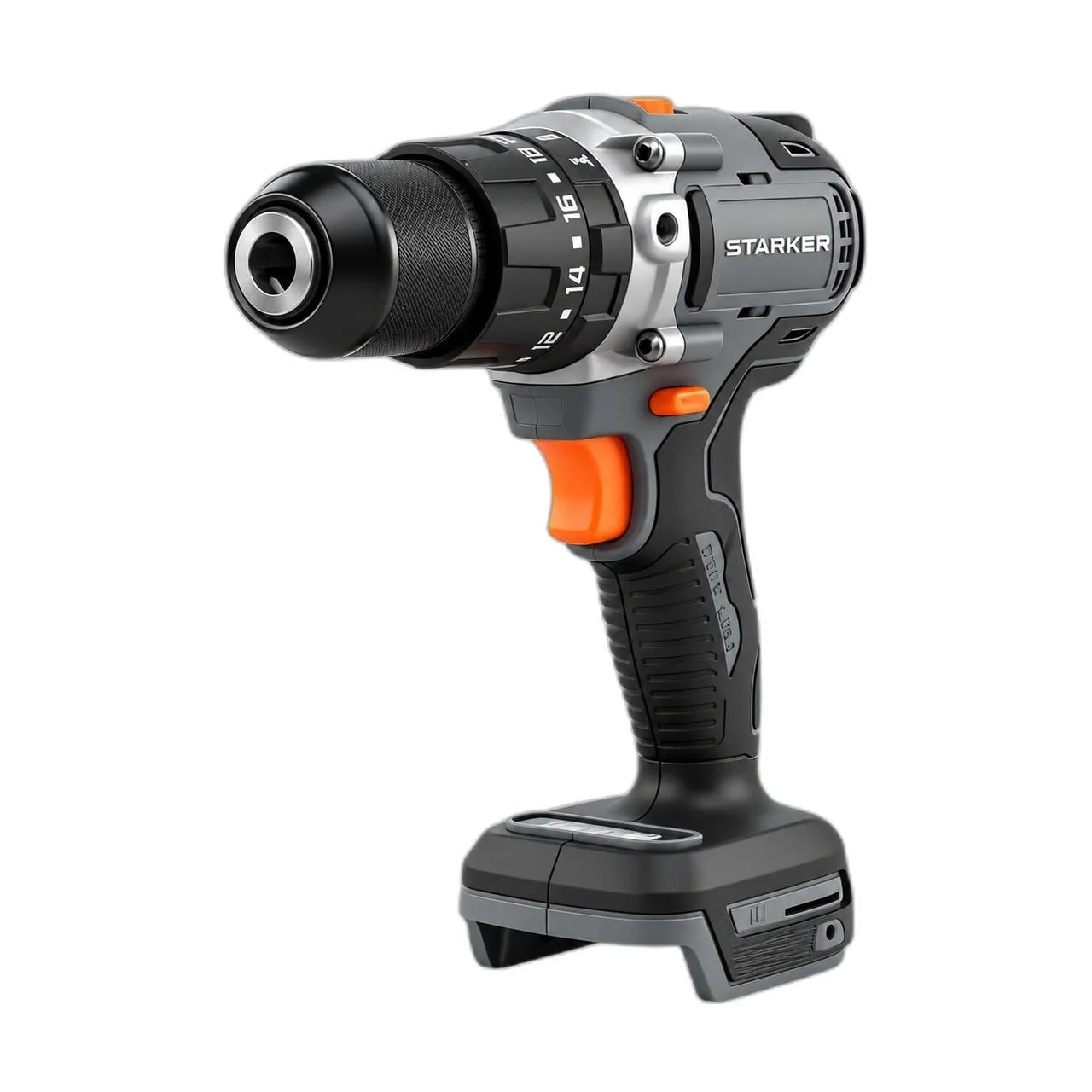 Máy Khoan Pin 21V Brushless, Mũi 13mm, Lực Siết 90N·m, Màu Xám Cam