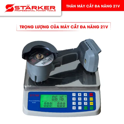 Máy Cắt Đa Năng Pin 21V, Công Tắc Bóp + Khóa - ảnh 4