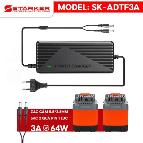 Sạc Adapter 2 Cổng 3A, Có Quạt Tản Nhiệt - ảnh 6